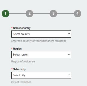 registration through melbet