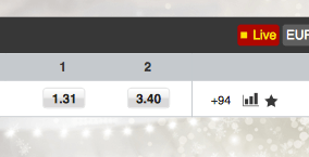odds by dafabet for 18 12 2019