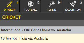 indvaus 1st ODI dafabet