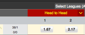 live bets for 1st ODi on 140120