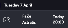 comeon faze vs astralis