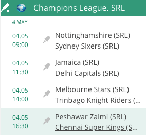 zalmi vs csk betwinner odds