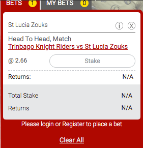 CPL 2020 final dafabet betting