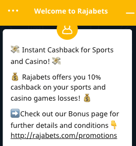 rajabets india customer support