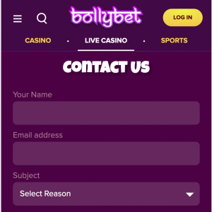 bollybet account verification