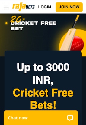 Rajabets Cricket Free Bets