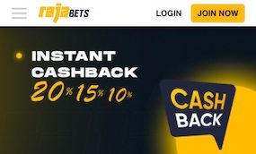 Rajabets Instant Cashback