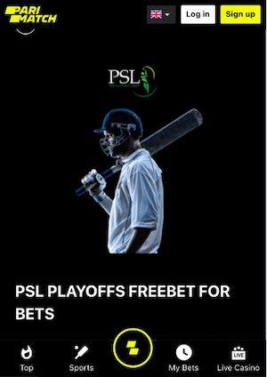 parimatch psl playoffs freebets