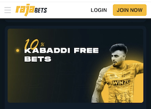 Rajabets Kabaddi Free Bets