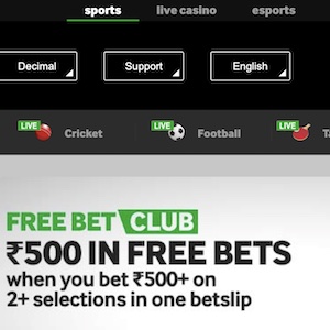 betway free bet club 2022