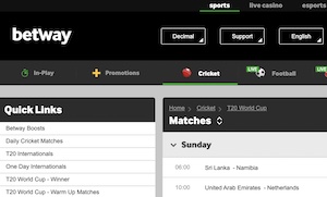 Betway ICC Mens T20 World Cup