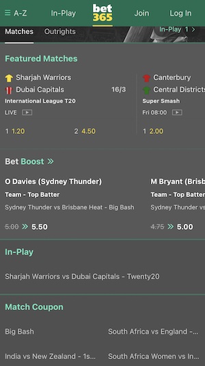 bet365 sports