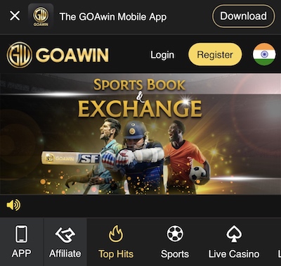 goawin india sports betting