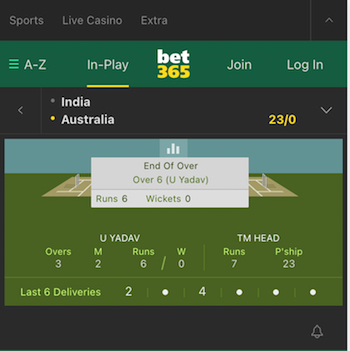 Here you will find a comprehensive overview of the top match between India and Australia, as well as our betting tips and bet365 India odds.