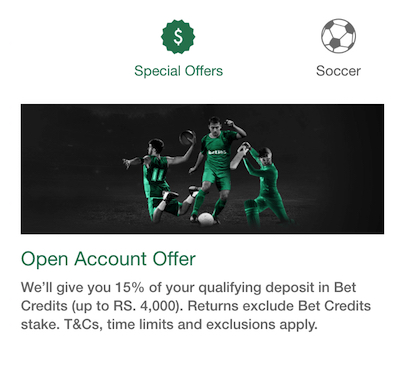 bet365 special offer india