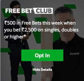 betway freebet 2023