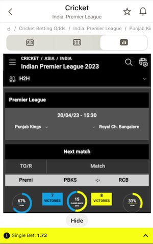 pm rcb vs pbks betting slip