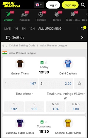 pm odds gtvsdc match 44 ipl